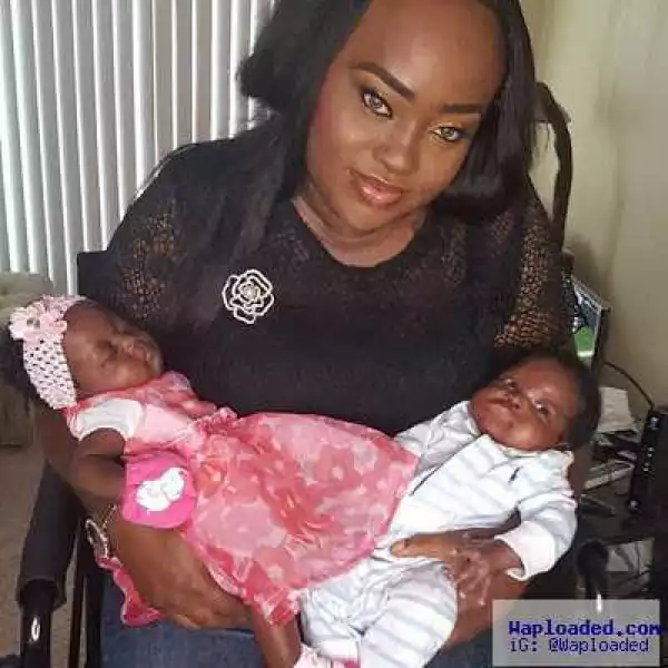 Movie Producer, Emem Isong Shares A Photo Of Her Twin Children